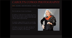 Desktop Screenshot of carolyncowanphotography.com